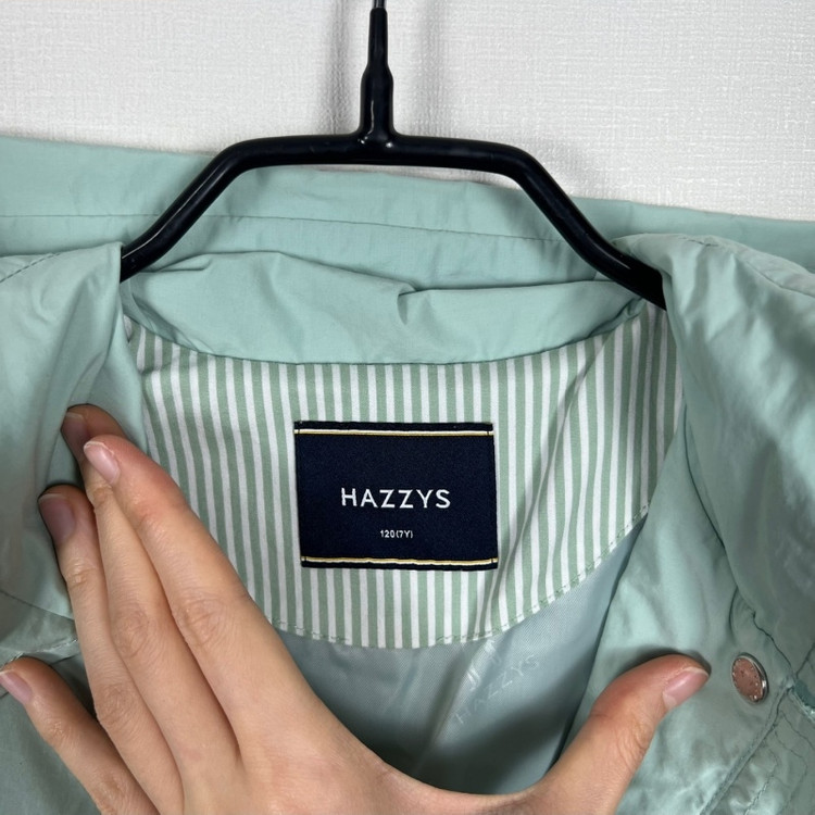 헤지스/민트 바람막이 자켓 점퍼 아동120 7/라덴 이미지