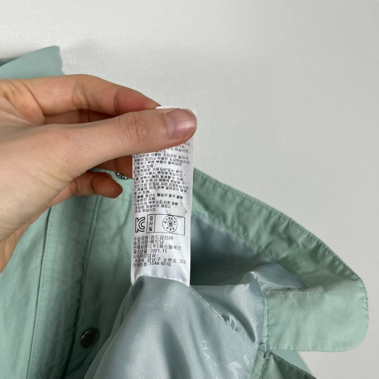 헤지스/민트 바람막이 자켓 점퍼 아동120 7/라덴 이미지