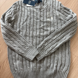 폴로 랄프로렌 케이블 니트 그레이s 새상품 이미지