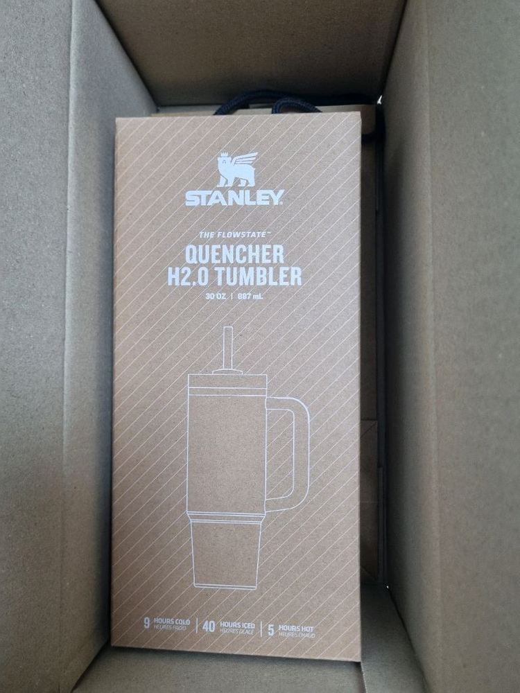 스탠리 퀜처 H2.0 텀블러 887ml 로즈쿼츠 새상품 이미지