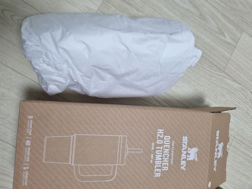 스탠리 퀜처 H2.0 텀블러 887ml 로즈쿼츠 새상품 이미지