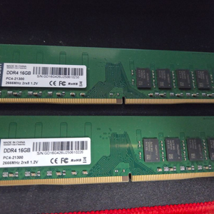 데스크탑 DDR4 2666 16G 램 메모리 4개 이미지