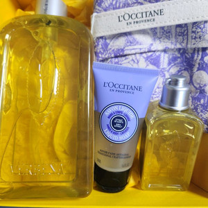 록시땅 버베나 샤워젤 500ml 여행용 증정 일괄 파우치포함 미개봉 이미지