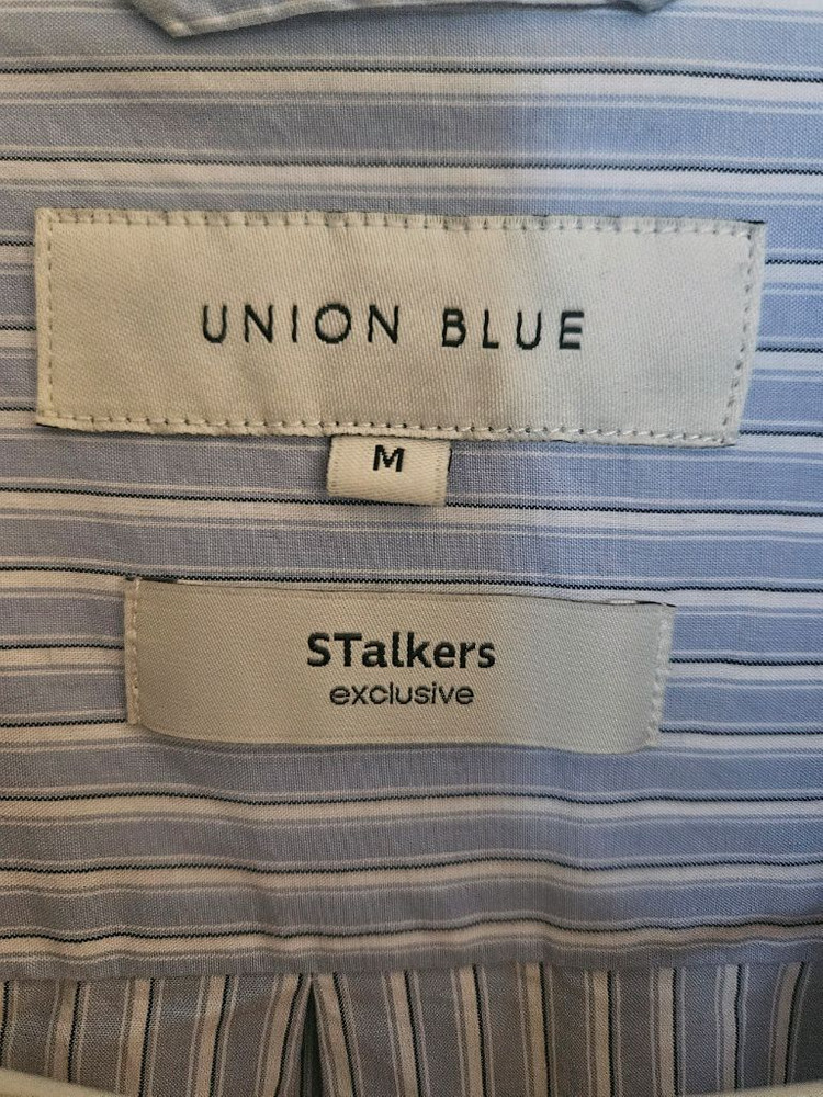 [M]유니온블루 x 스토커즈 브라이튼 스트라이프 셔츠 이미지