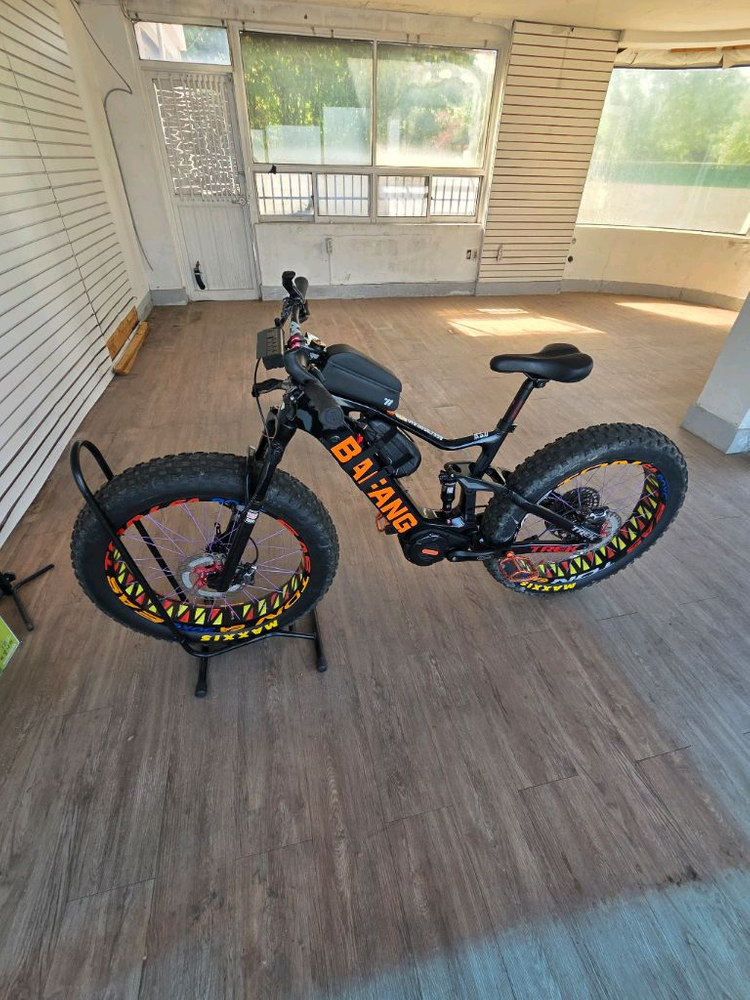 카본 전기 풀샥팻바이크 이미지