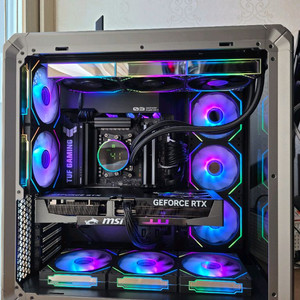 AMD 라이젠 9950x3d, rtx5070ti 등 컴퓨터 본체 판매 이미지