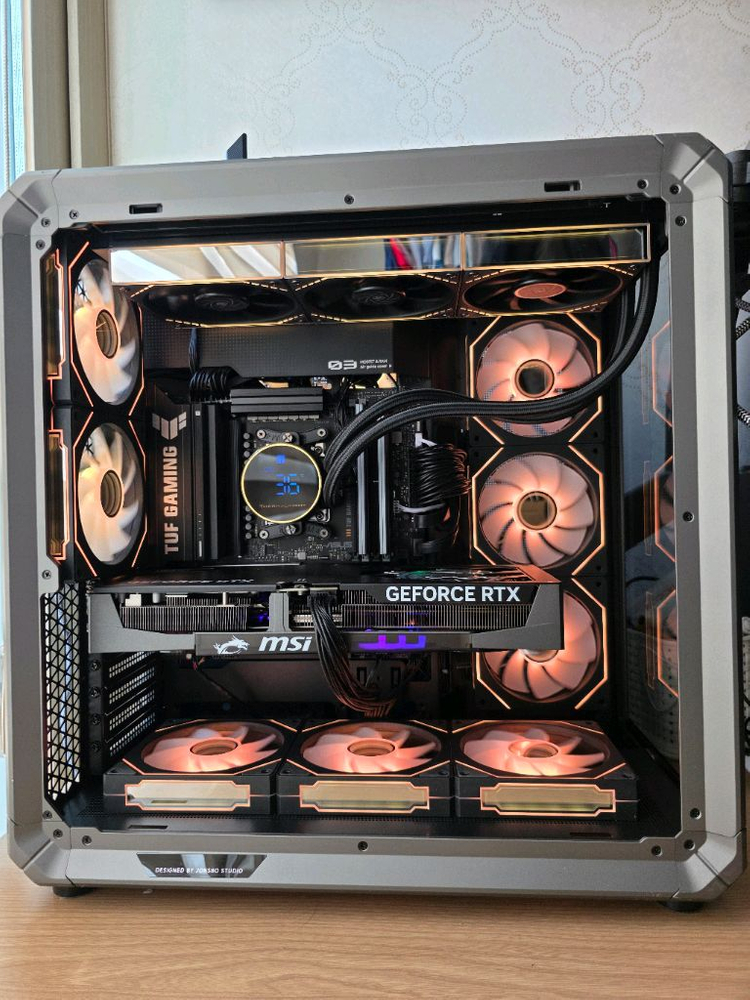 AMD 라이젠 9950x3d, rtx5070ti 등 컴퓨터 본체 판매 이미지