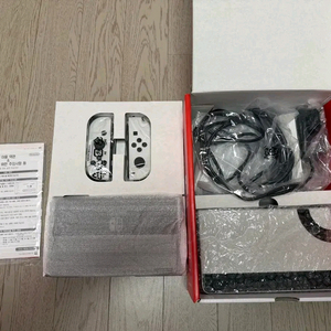 S급 닌텐도 스위치 OLED 화이트 이미지