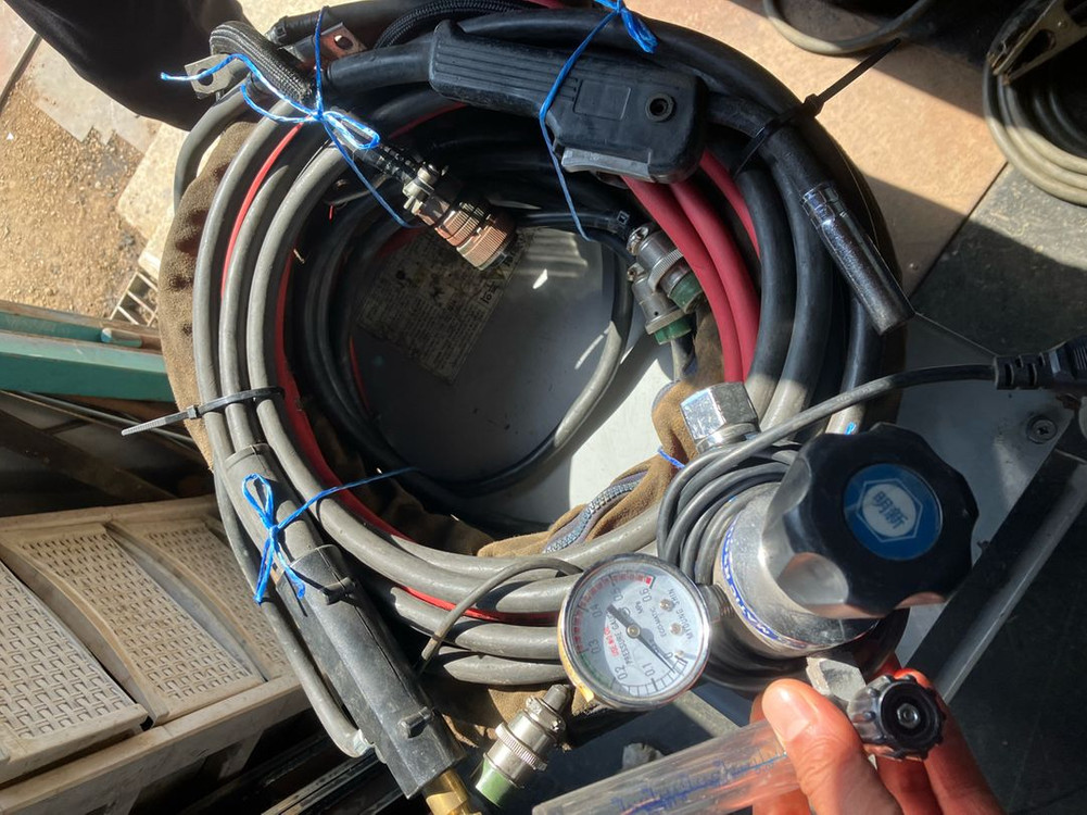 맹호 350tx co2 롱런 피더 용접기 세트 이미지