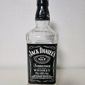 잭다니엘스 No.7 테네시 whisky 양주 공병 빈병 술병 이미지