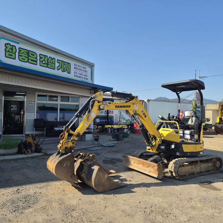 얀마 VIO23 중고미니굴삭기 초보용 입문용 소형포크레인 매매 판매 이미지