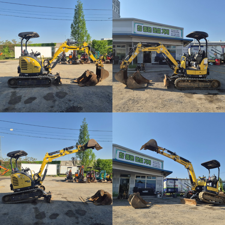 얀마 VIO23 중고미니굴삭기 초보용 입문용 소형포크레인 매매 판매 이미지