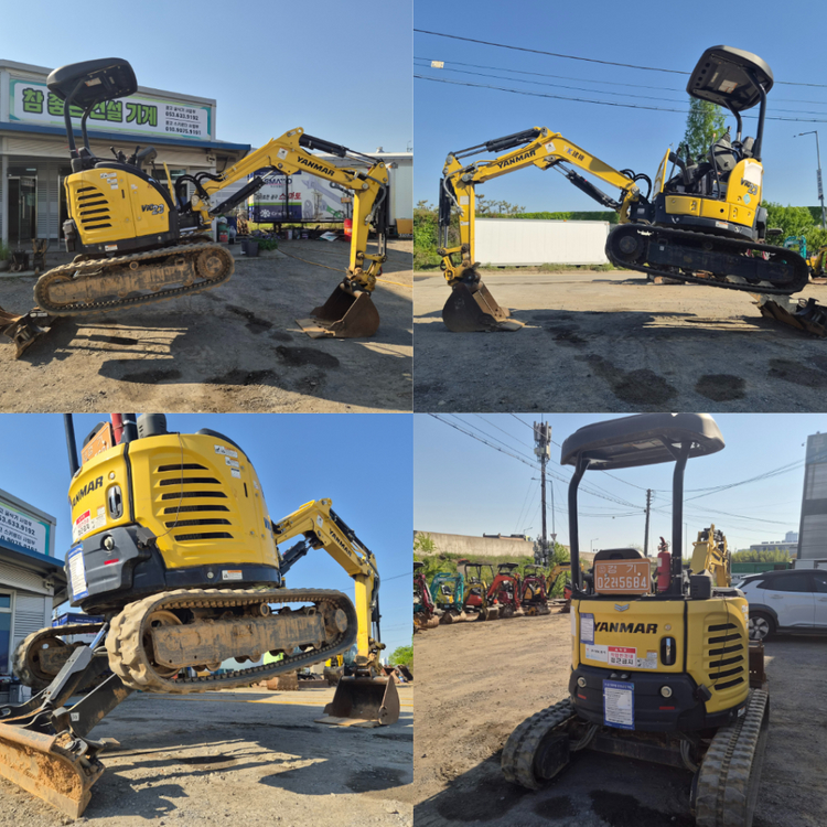 얀마 VIO23 중고미니굴삭기 초보용 입문용 소형포크레인 매매 판매 이미지