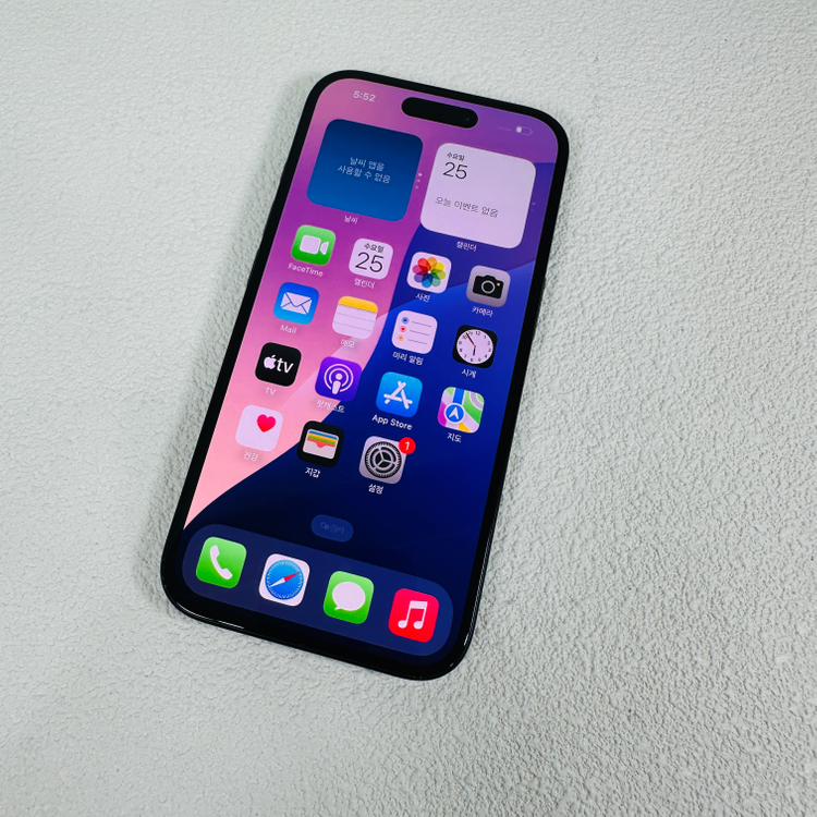 아이폰16 블랙 256기가 배터리95% 이미지