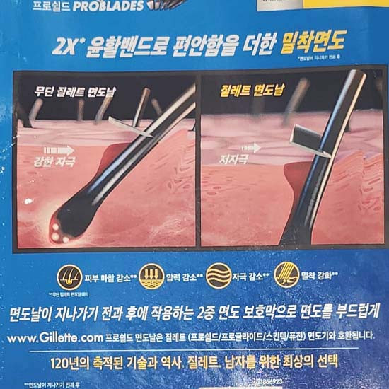 질레트 면도날(15개입) 이미지