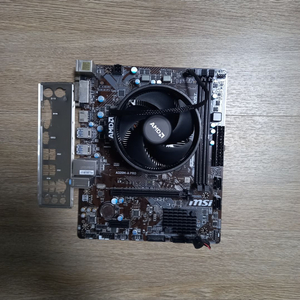 MSI A320M-A 메인보드 + Ryzen 3 3200G CPU 세트 이미지