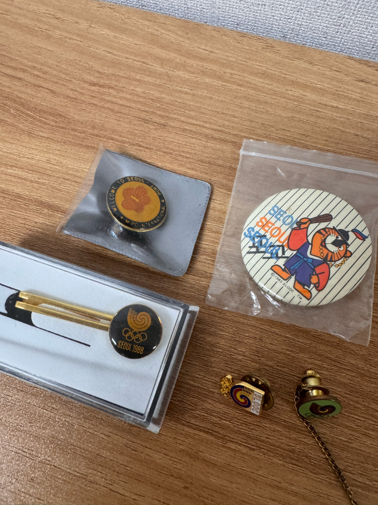 88올림픽 뱃지 및 기타 올림픽 해외 뺏지 서울올림픽 판매 레트로 고전 옛날 프로스펙스 액티브 이미지