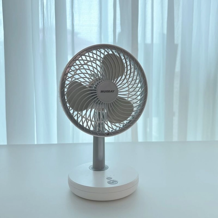무소음 탁상용 무드등 무선 충전식 선풍기 미개봉 새상품 이미지
