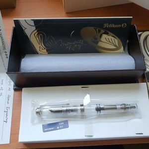 펠리칸 M805 데몬 스트레이터(각인 버전) M닙 만년필 새제품(실링품) 판매 이미지