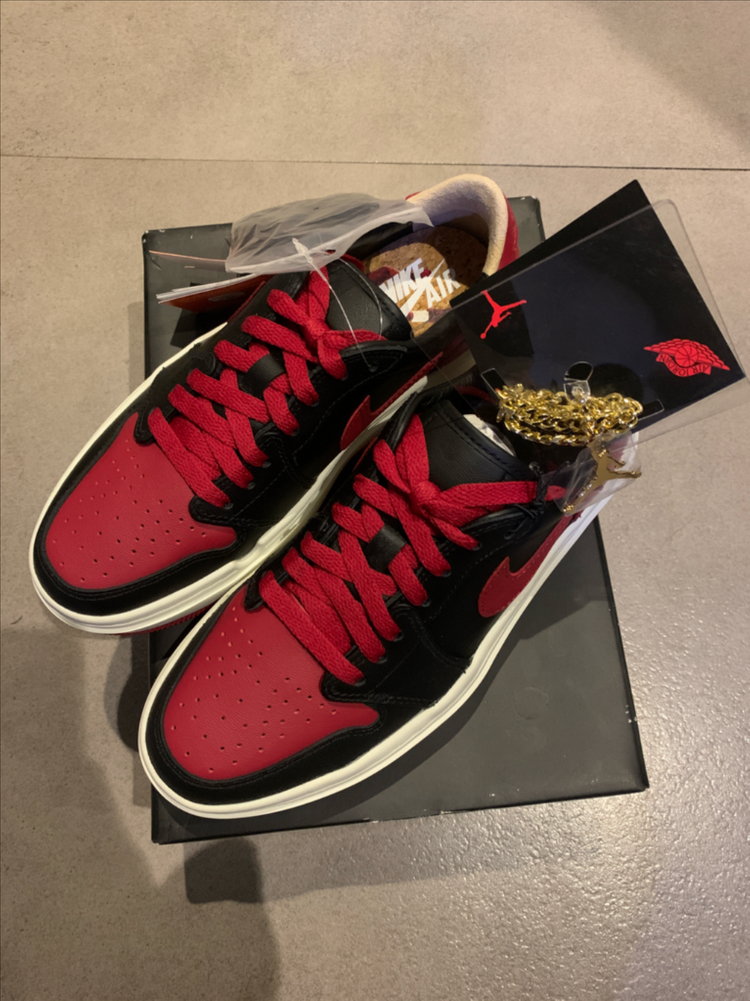새상품 240 풀세트 나이키 조던1 엘리베이트 로우se 브레드 이미지