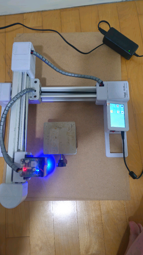 [급매] 아이딜 10w 소형 레이저 각인기 조각기 이미지