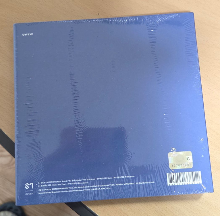 온유 voice cd 앨범 미개봉 블루버젼 이미지