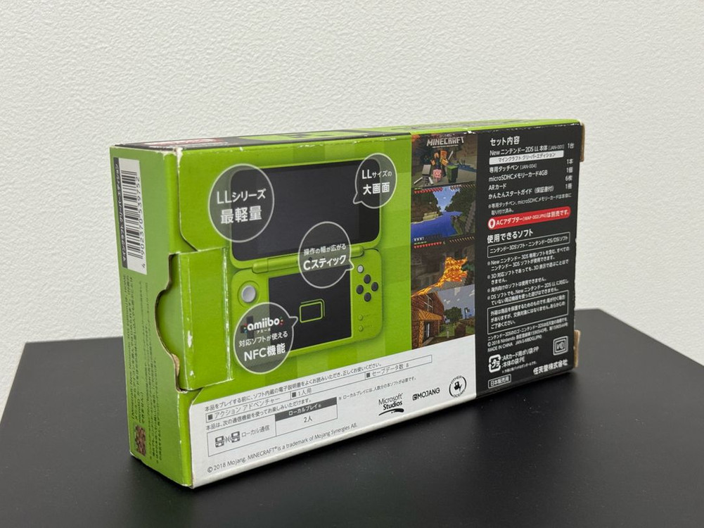 new 닌텐도 2DS LL 마인크래프트 크리퍼 에디션 일본판 (미사용 새제품) 이미지