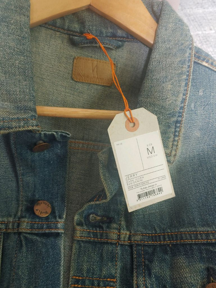 누디진 제리 다크 원 데님 자켓 M사이즈 이미지