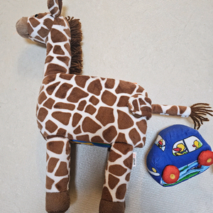 베이비몬테소리 기린인형 조작북 이미지