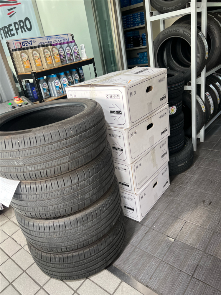아이오닉5 출고타이어 한대분 판매 이미지