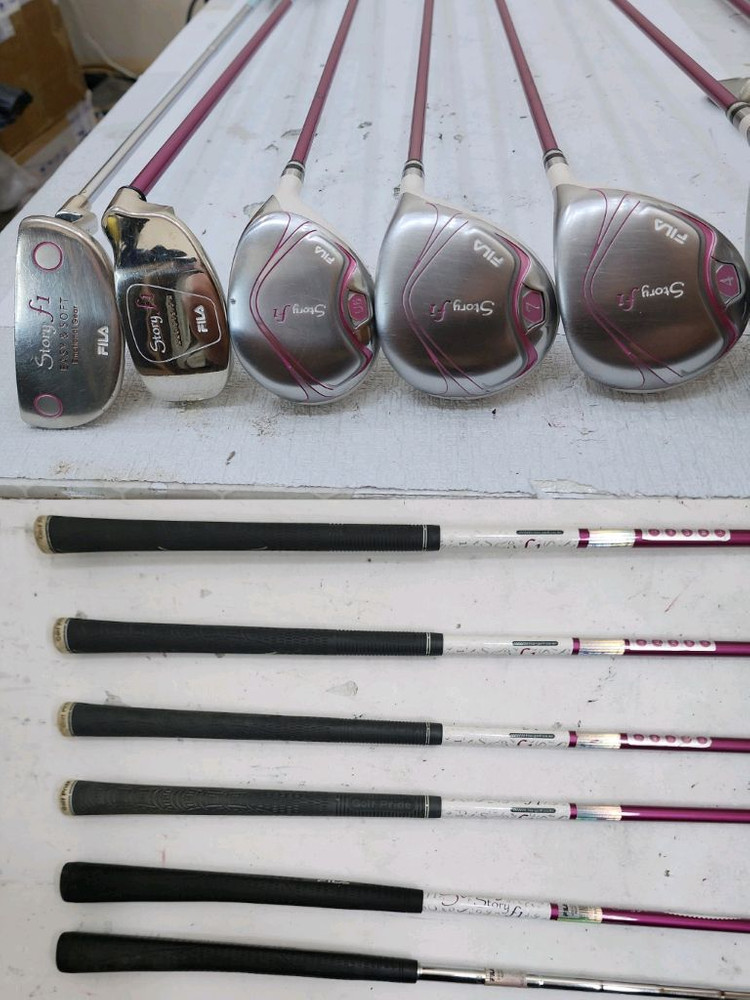 25만 필라 아이언 드라이버 등 여성용 중고골프채 풀세트 이미지