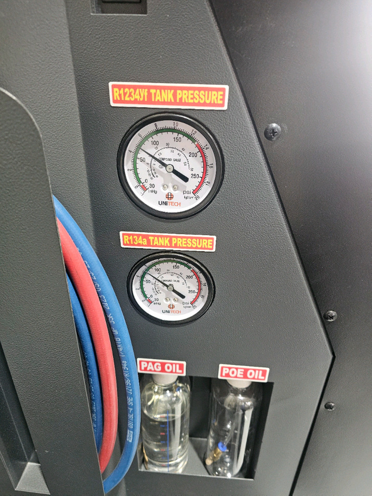 에어컨가스 냉매충전기 uac-10000 r-134a r1234yf 신형 냉매 신냉매 가능 이미지