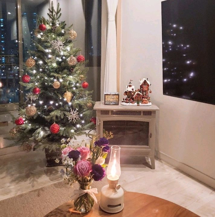 전기벽난로 (온풍기,110v) 팔아요 이미지