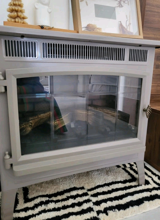 전기벽난로 (온풍기,110v) 팔아요 이미지