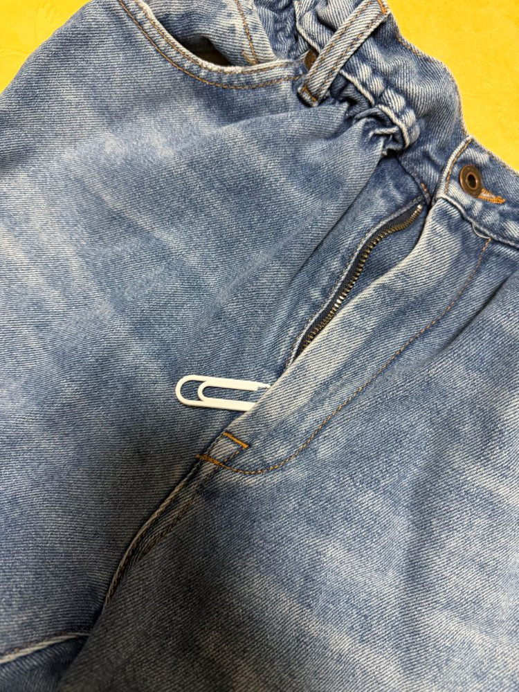 OFF WHITE 오프화이트 청바지 데님 팬츠 밴딩 바지 34 이미지