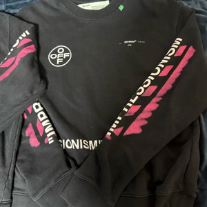 (XL) 오프화이트 스탠실 애로우 맨투맨 후드티 팝니다 이미지