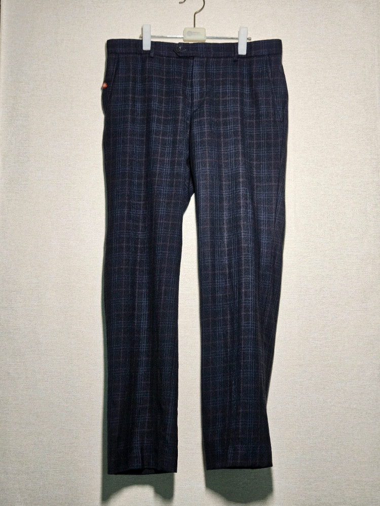 지이크 체크 정장 바지 34인치 이미지