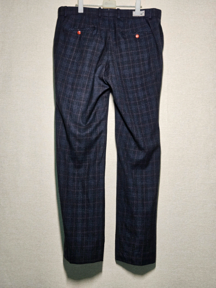지이크 체크 정장 바지 34인치 이미지