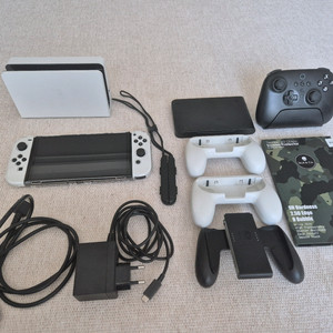 닌텐도스위치 oled 풀세트+ 팔얼블1 팝니다. 이미지