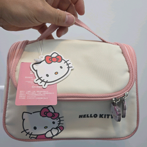 산리오 헬로키티 파우치,여행용 화장품 가방 이미지