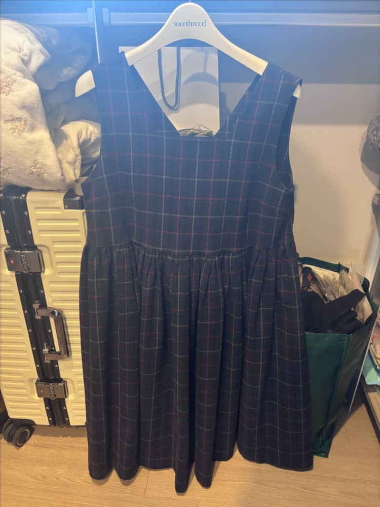 스무드무드 체크 원피스 이미지