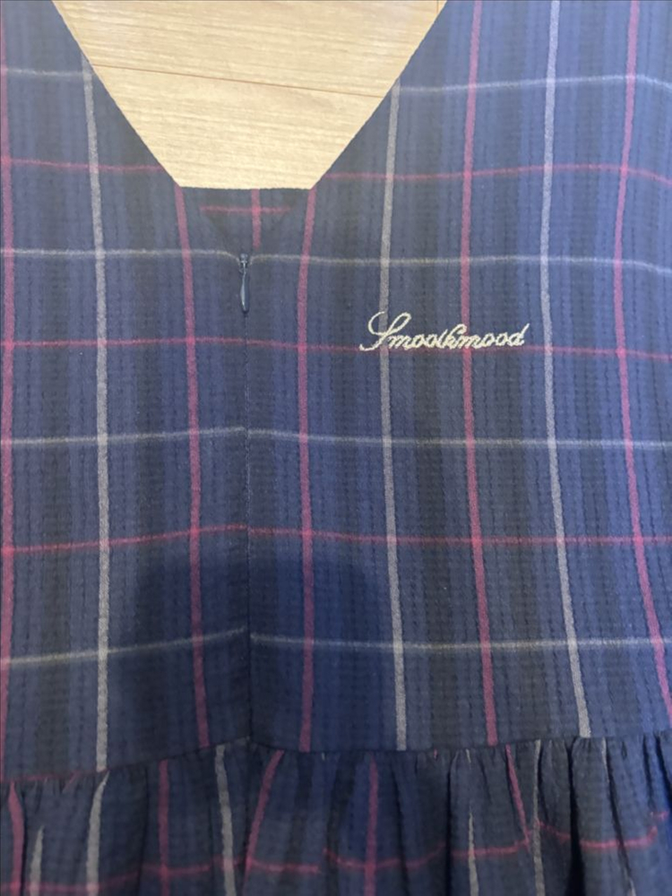 스무드무드 체크 원피스 이미지