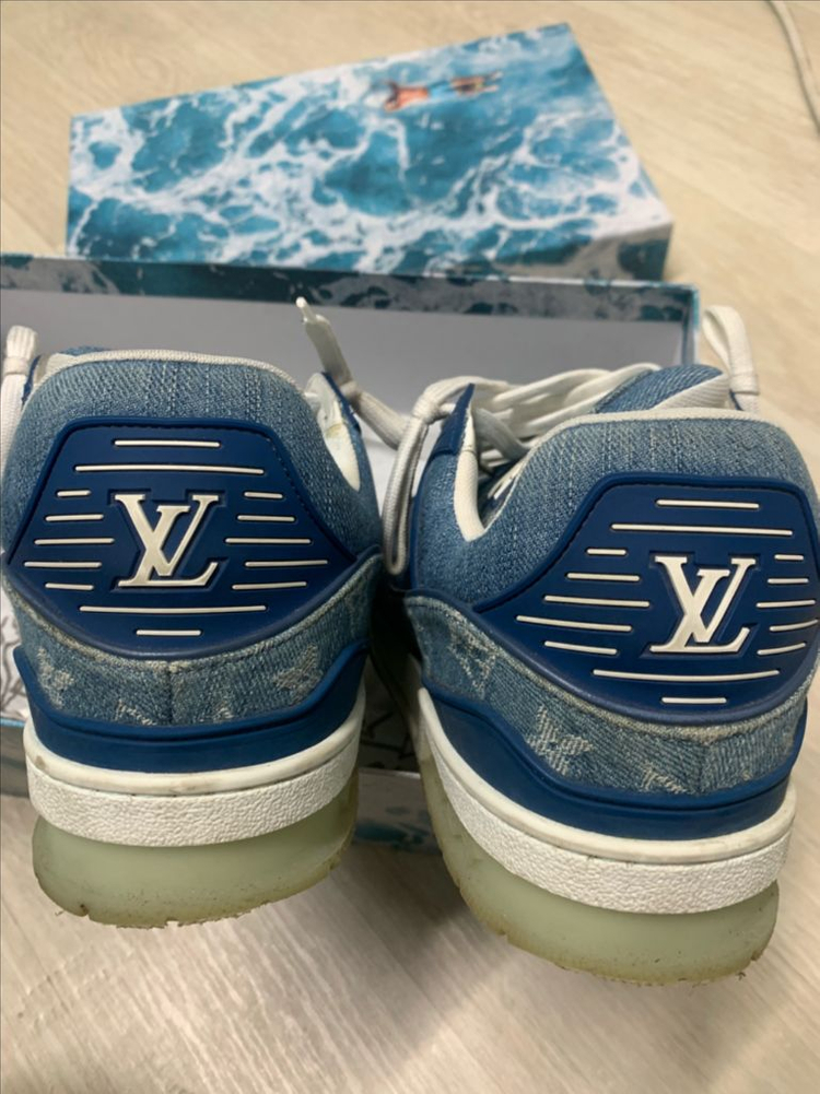 루이비통 데님 모노그램 스니커즈 260 이미지