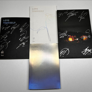 [비배품 친필싸인] BTS LOVE YOURSELF 앨범+ 화양연화 Young Forever 앨범 이미지