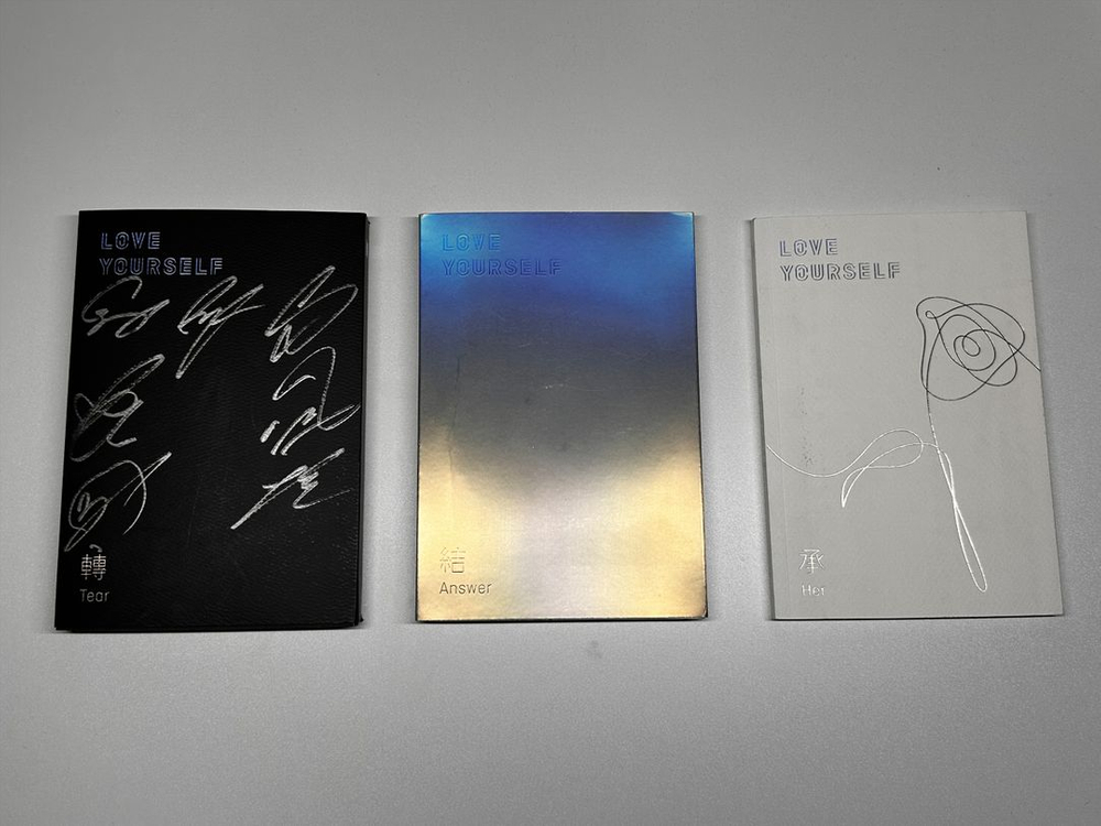 [비배품 친필싸인] BTS LOVE YOURSELF 앨범+ 화양연화 Young Forever 앨범 이미지