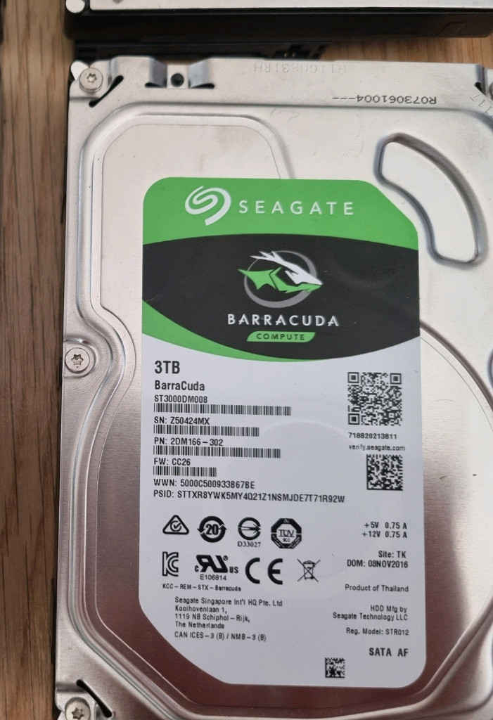 hdd, 3tb , 4tb 팝니다 이미지