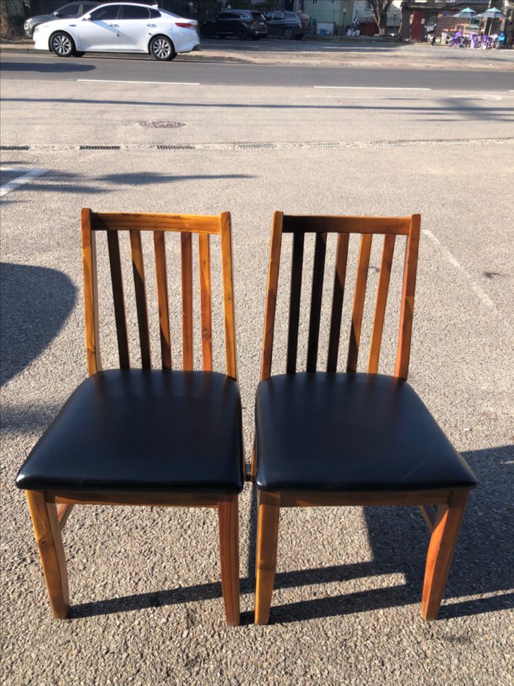 카페의자 식당의자 아카시아원목의자 14개 이미지