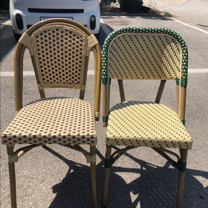 고급 라탄의자 테라스의자 이미지