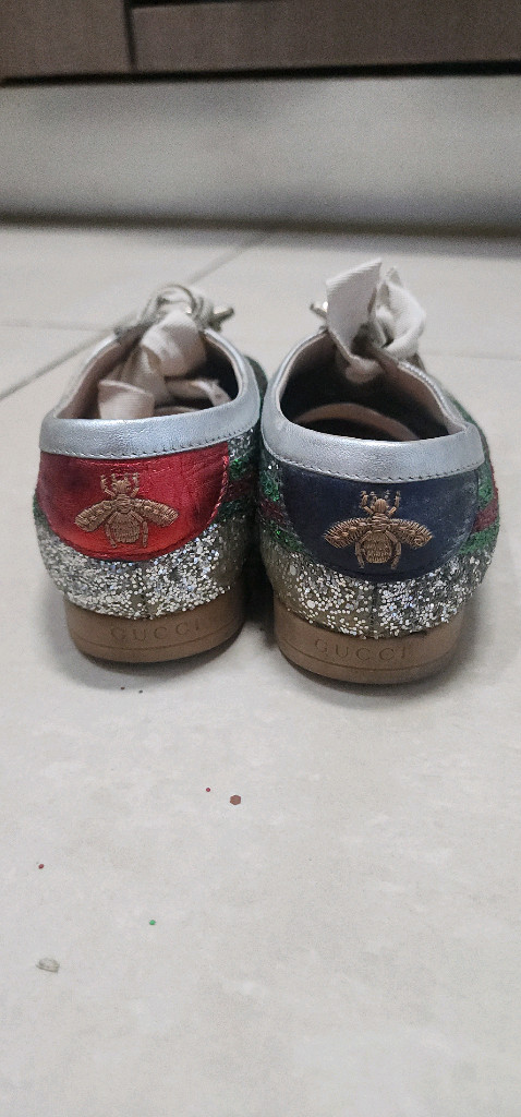 구찌 여성 글러터 스니커즈 35사이즈 이미지