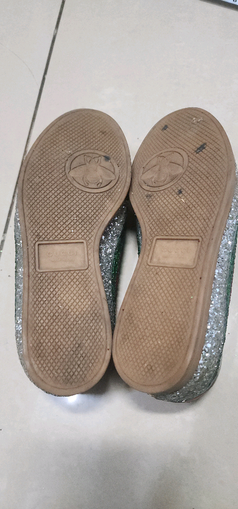 구찌 여성 글러터 스니커즈 35사이즈 이미지